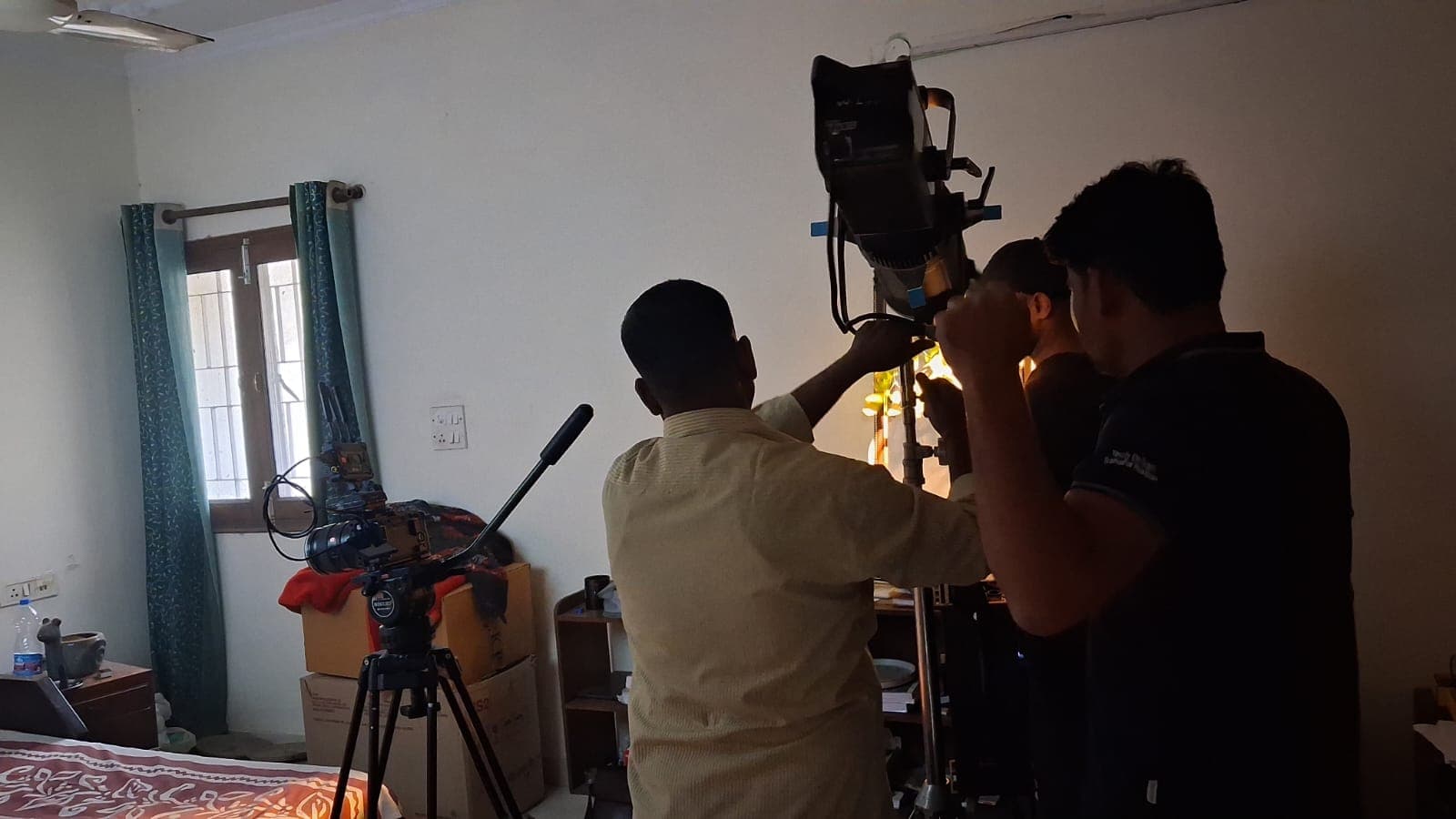 Bedroom Lighting Setup
