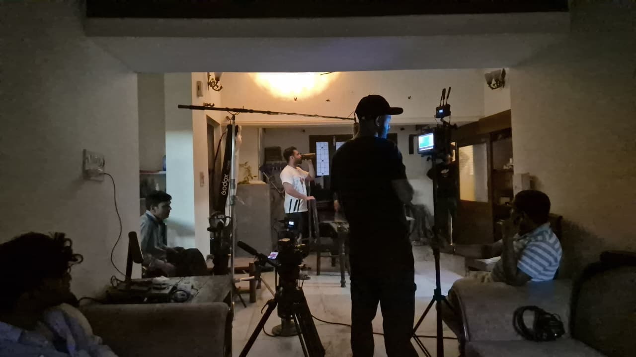 Cosette Media behind the scenes brand film shoot